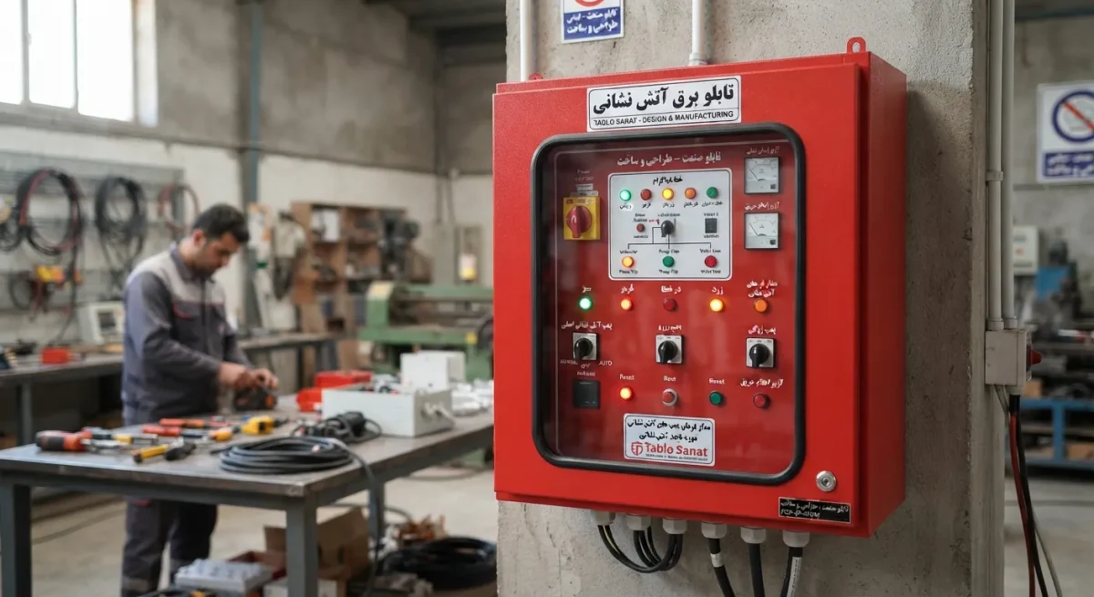 طراحی و ساخت تابلو برق آتش نشانی