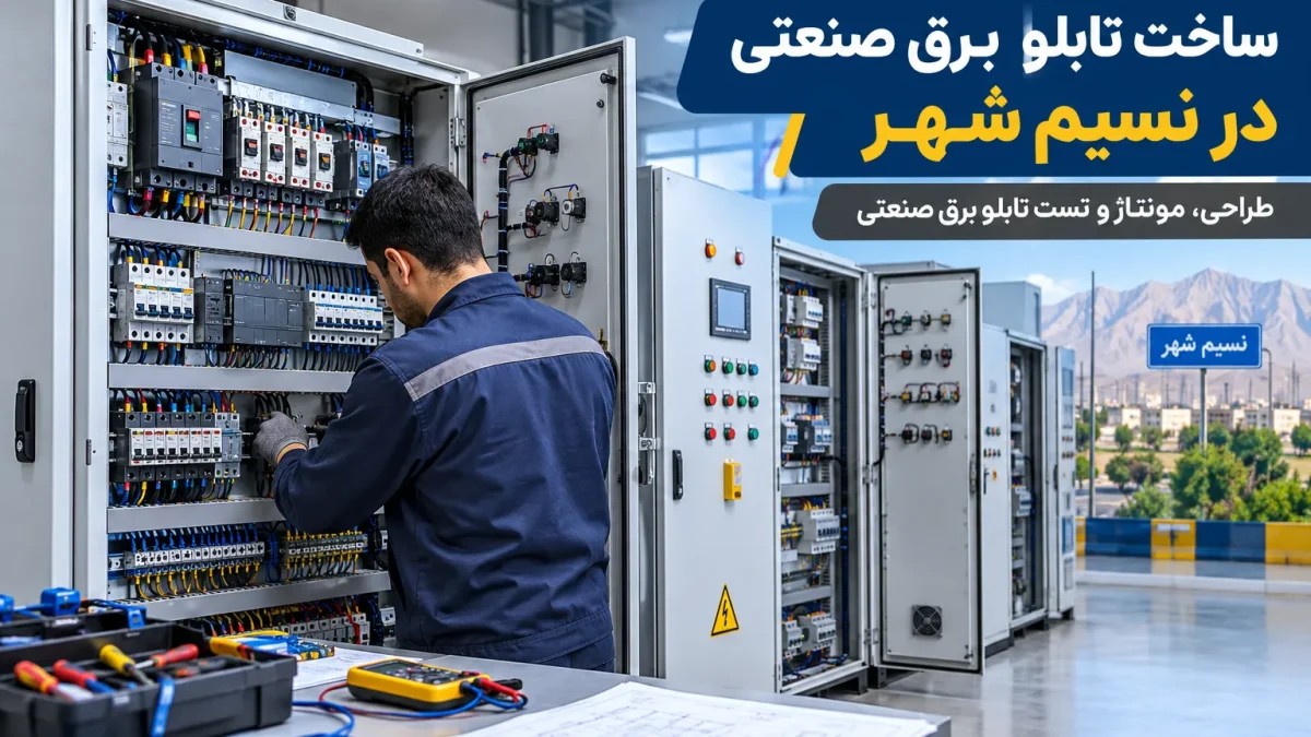 ساخت تابلو برق صنعتی در نسیم شهر