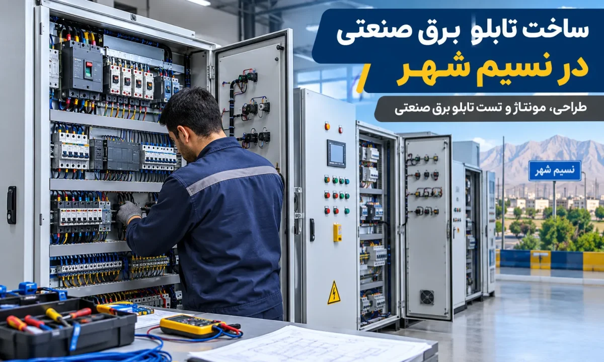 ساخت تابلو برق صنعتی در نسیم شهر